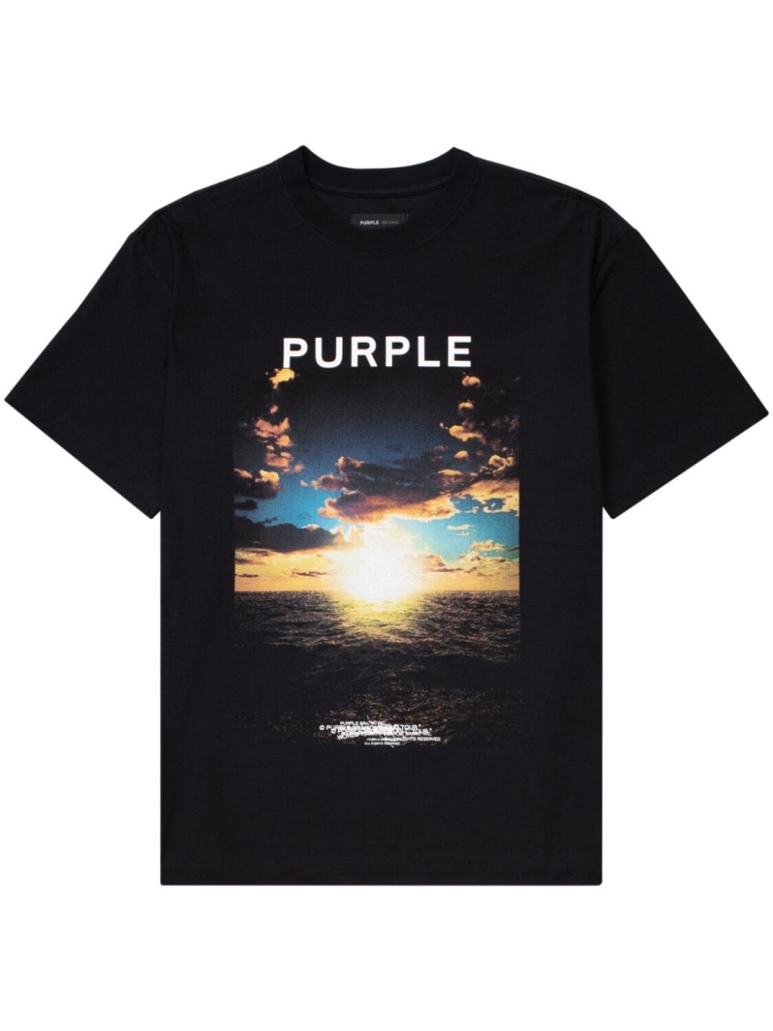 

Purple Brand футболка с принтом, черный