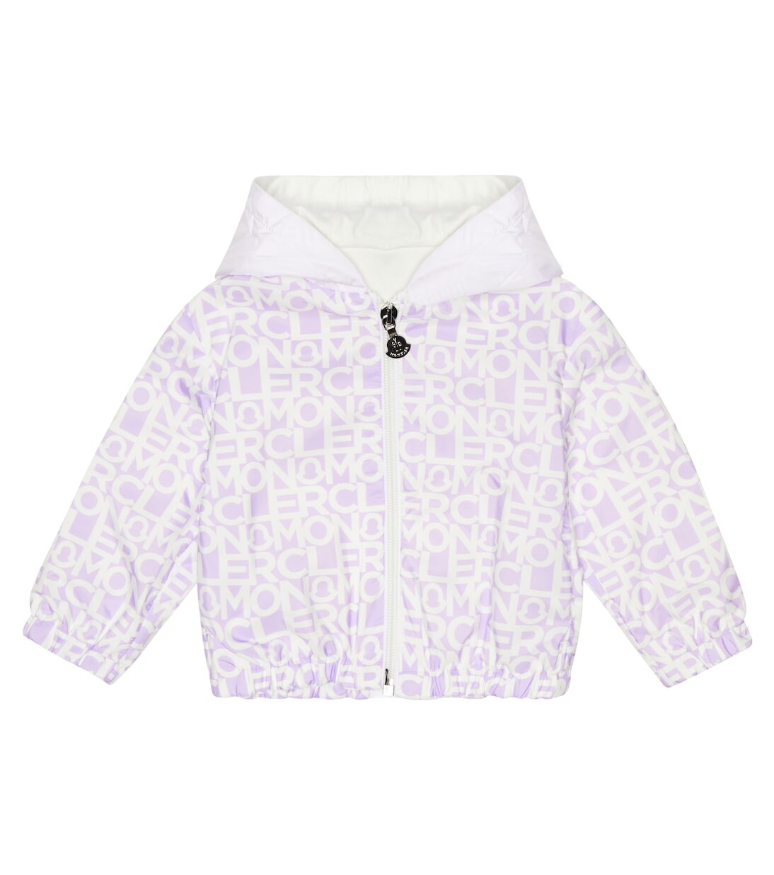 

Детская куртка с принтом Moncler Enfant, фиолетовый