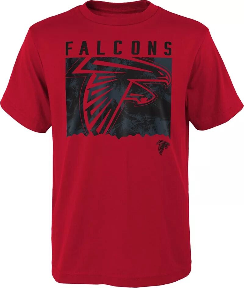

Nfl Team Apparel Молодежная красная футболка Atlanta Falcons с жидким камуфляжем