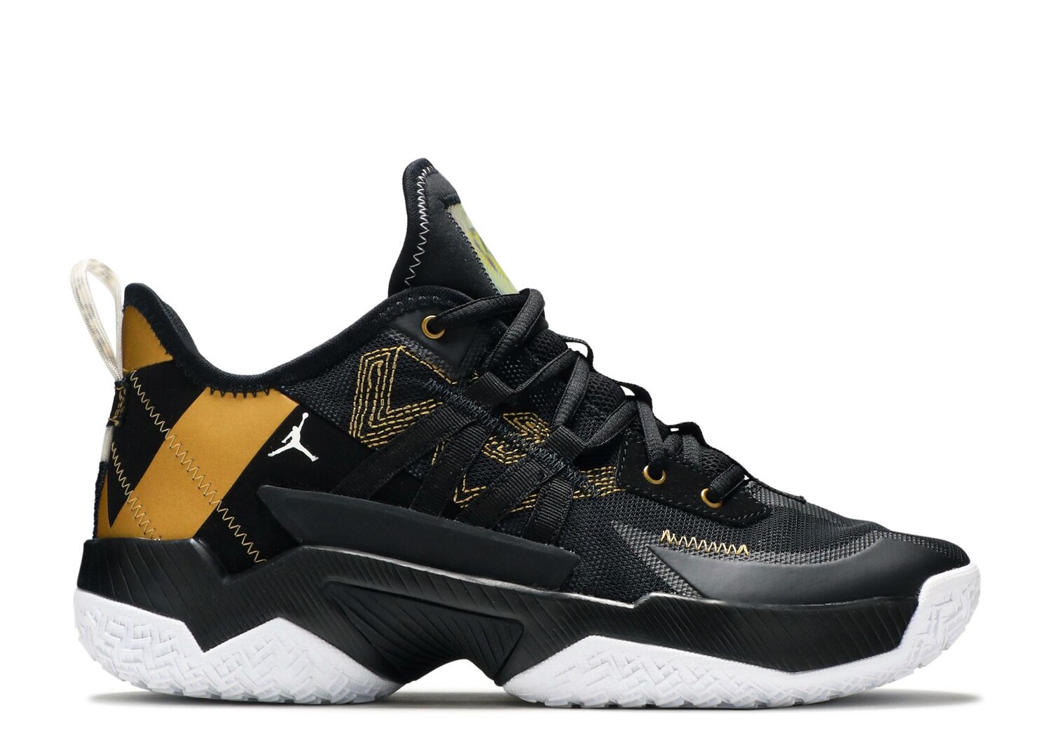 

Кроссовки Air Jordan Jordan One Take 2 'Black Metallic Gold', черный