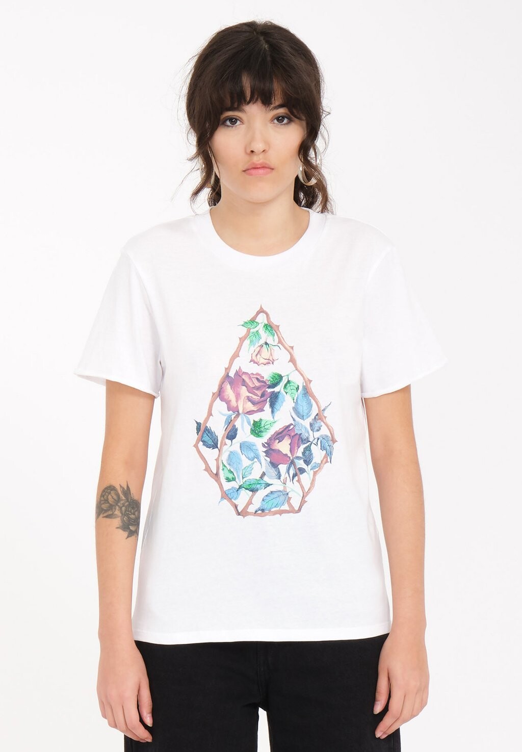 

Футболка с принтом RADICAL DAZE Volcom, цвет white