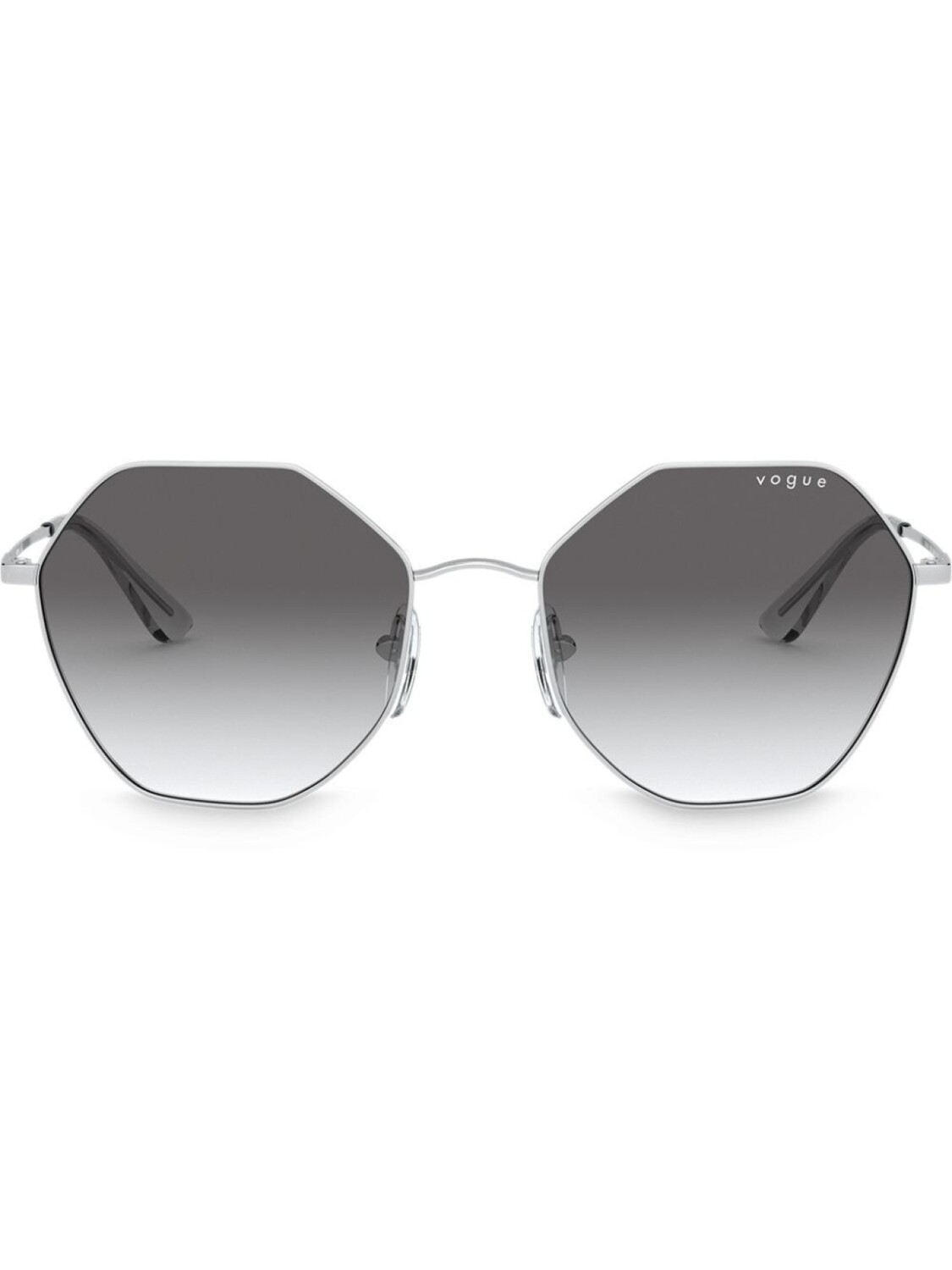 

Солнцезащитные очки в геометричной оправе Vogue Eyewear, серебристый