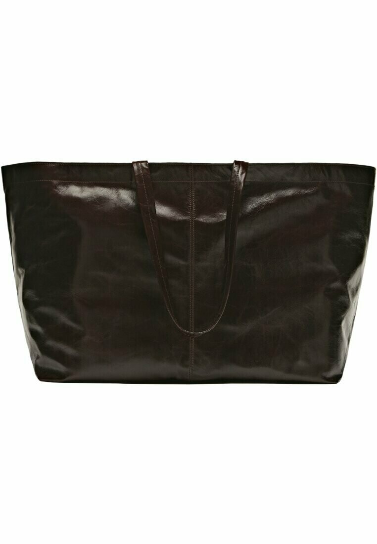 

Сумка для покупок CRACKLED Massimo Dutti, темно-коричневый