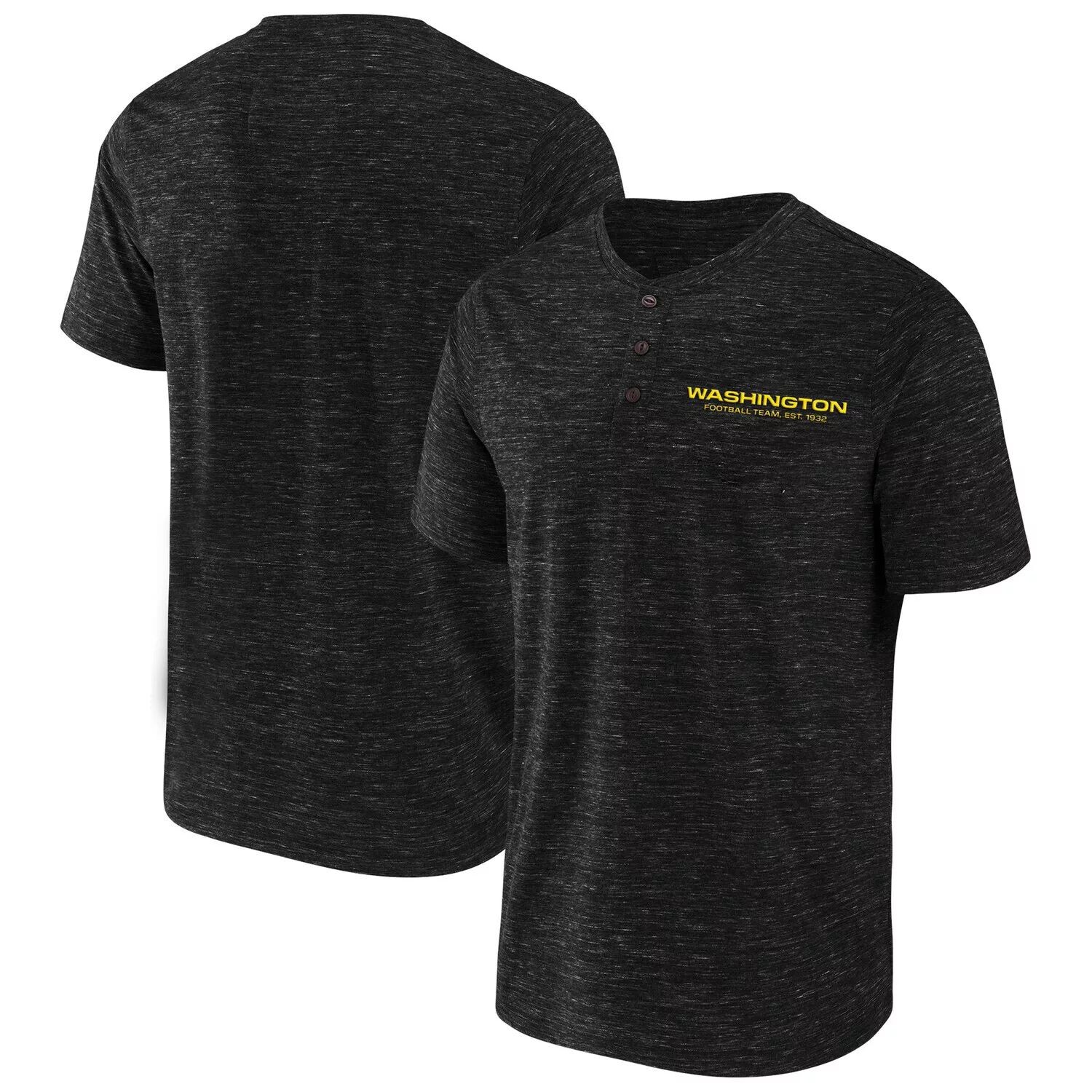 

Мужская футболка NFL x Darius Rucker от Fanatics Black Washington Football Team Slub Henley