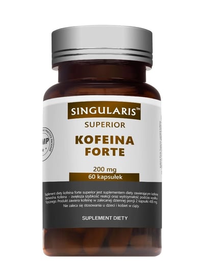 Singularis, Superior Caffeine Forte, пищевая добавка, 60 капсул