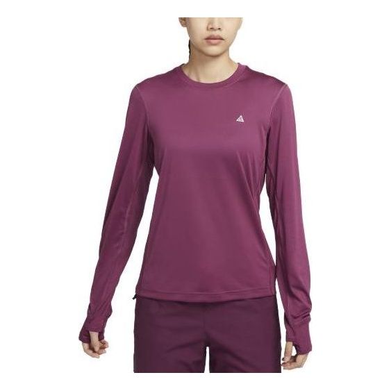 Футболка (WMNS) Nike ACG Dri-FIT ADV Goat Rocks Long-Sleeve T-Shirt 'Purple', фиолетовый