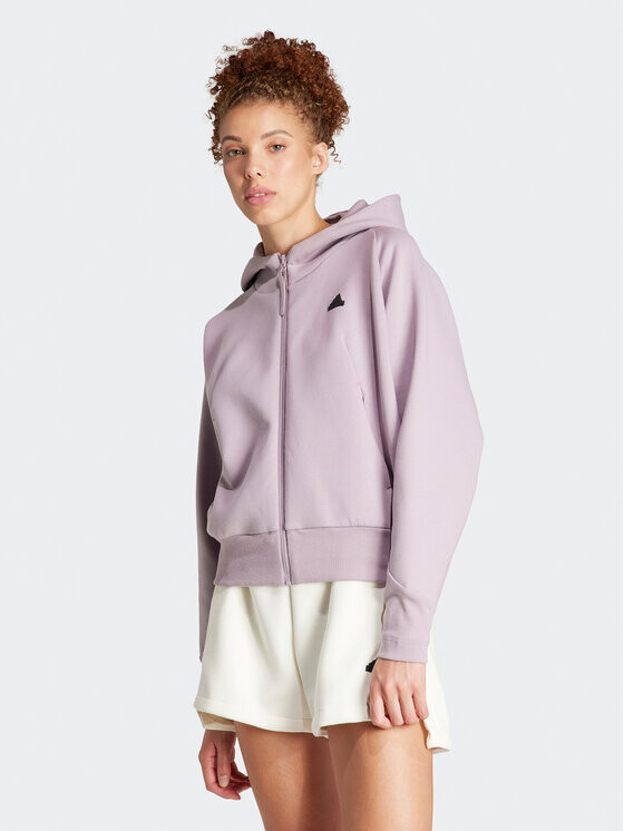 

Толстовка свободного кроя Adidas, фиолетовый