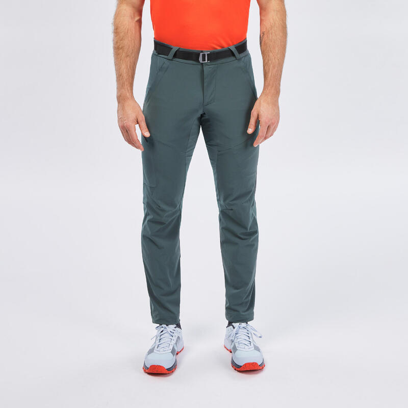 цена Мужские походные брюки - MH500 QUECHUA, цвет gruen