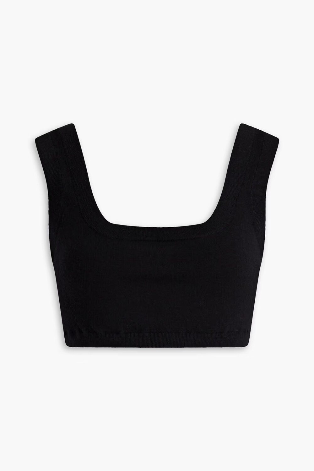 

Топ из кашемирового бюстгальтера Le Kasha, черный