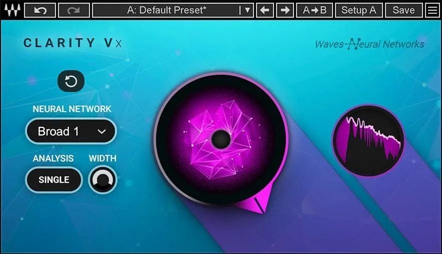 

Плагин шумоподавления Waves Clarity Vx