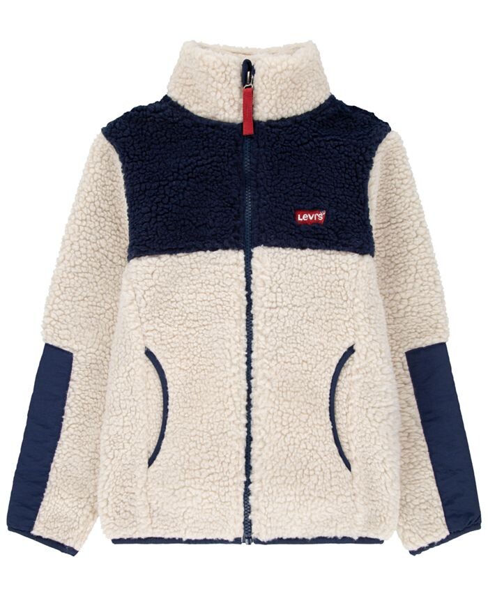 

Куртка из шерпы с цветными блоками для маленьких мальчиков Levi's, мультиколор