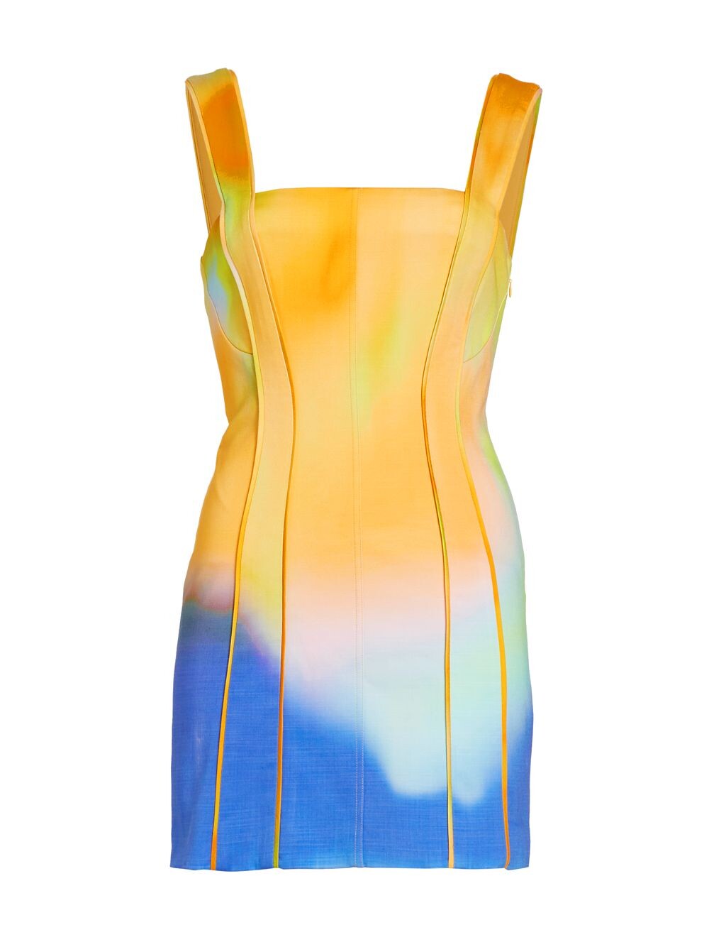 

Мини-платье Lucille Tie-Dye со швами SIMKHAI