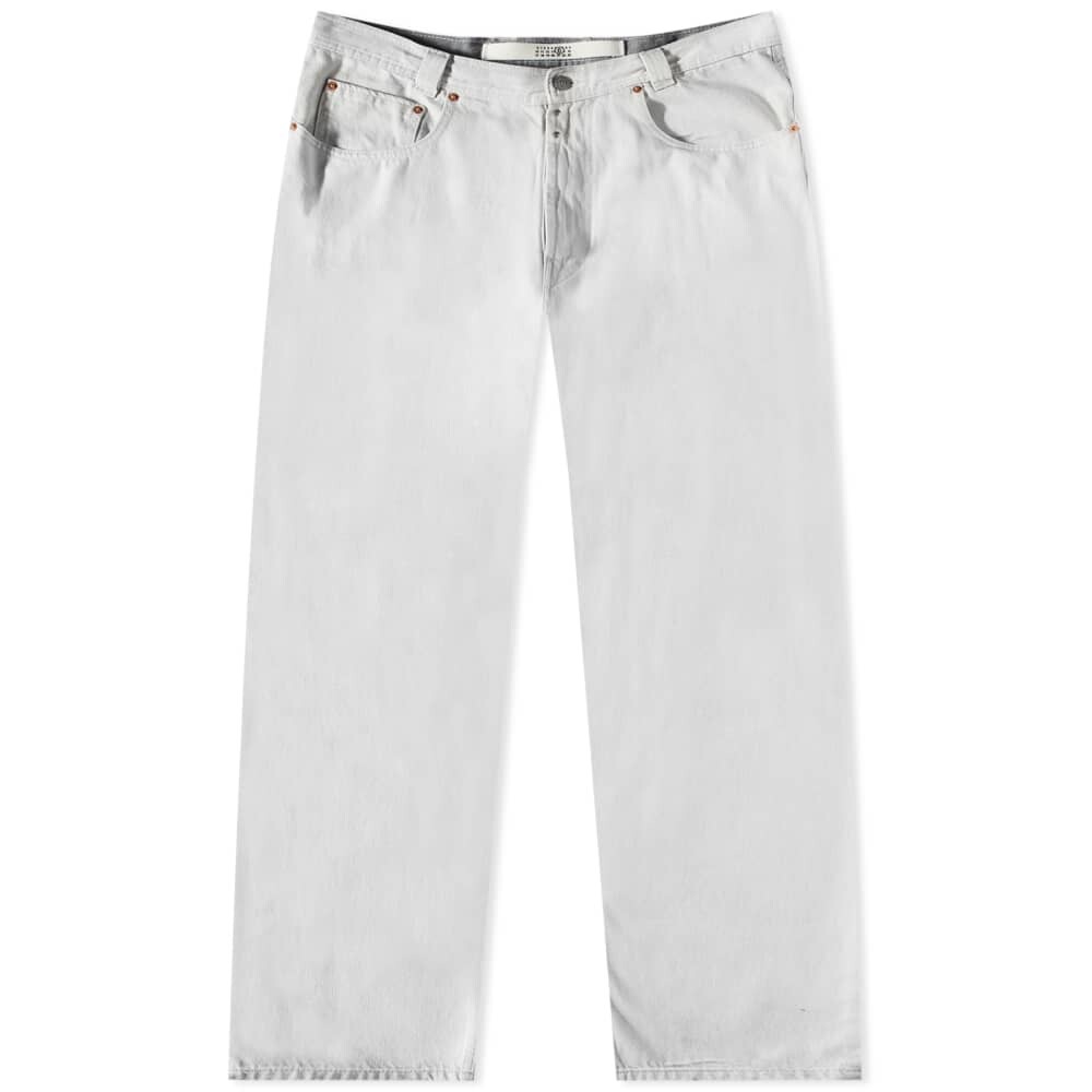 

Джинсы стандартного кроя с 5 карманами MM6 Maison Margiela, белый