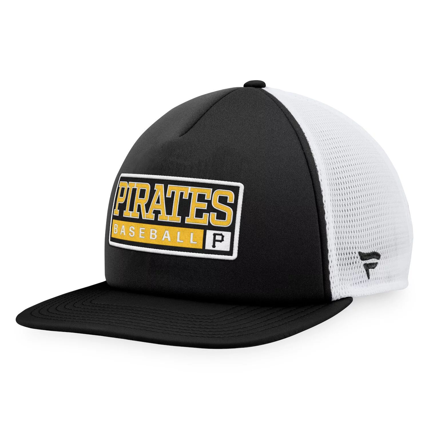 

Мужская кепка Majestic Black/White Pittsburgh Pirates Foam Trucker Snapback