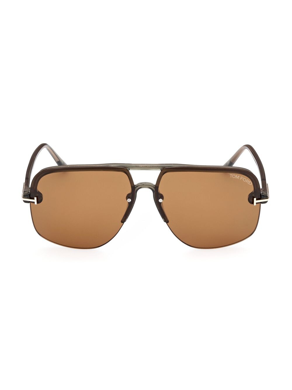 

Солнцезащитные очки Pilot из ацетата 59MM Tom Ford, зеленый