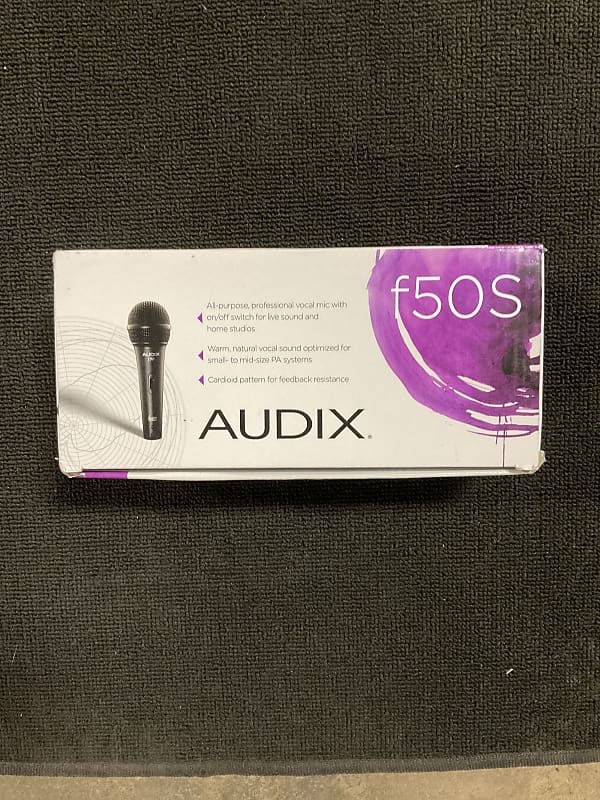 цена Динамический микрофон Audix F50-S Handheld Cardioid Dynamic Microphone with On/Off Switch