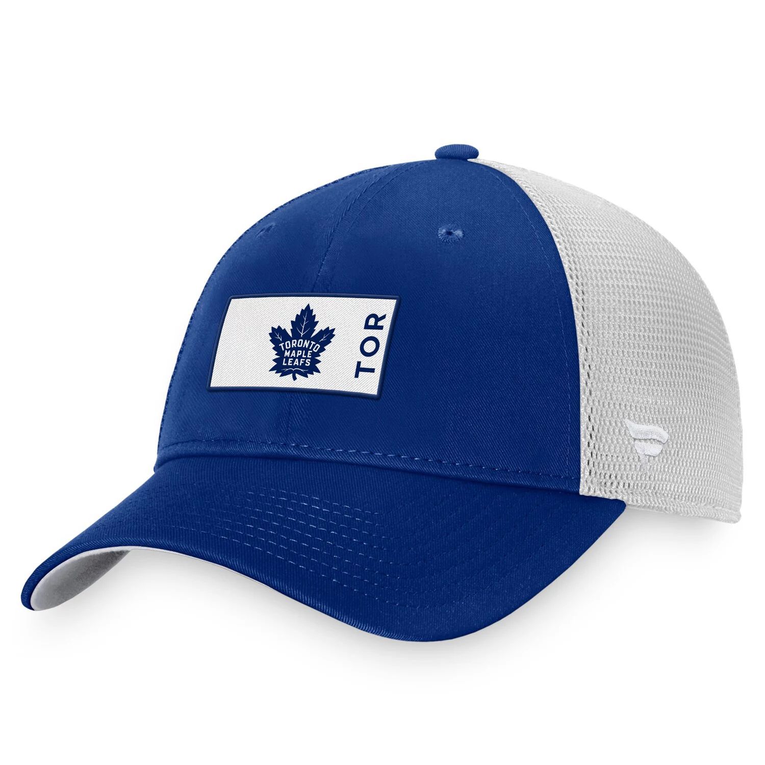 цена Мужская синяя фирменная кепка Fanatics Toronto Maple Leafs Authentic Pro Rink Trucker Snapback
