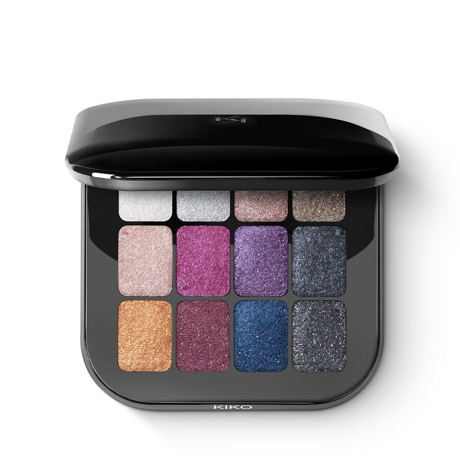 

Палетка из 12 легко растушевываемых теней изысканных оттенков Kiko Milano Cult Colours, 12 гр