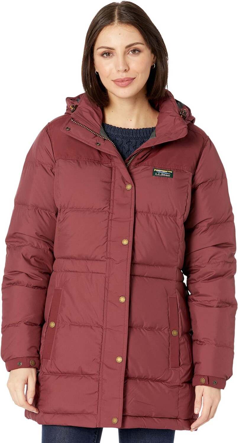 

Классическая пуховая парка Mountain L.L.Bean, цвет Burgundy