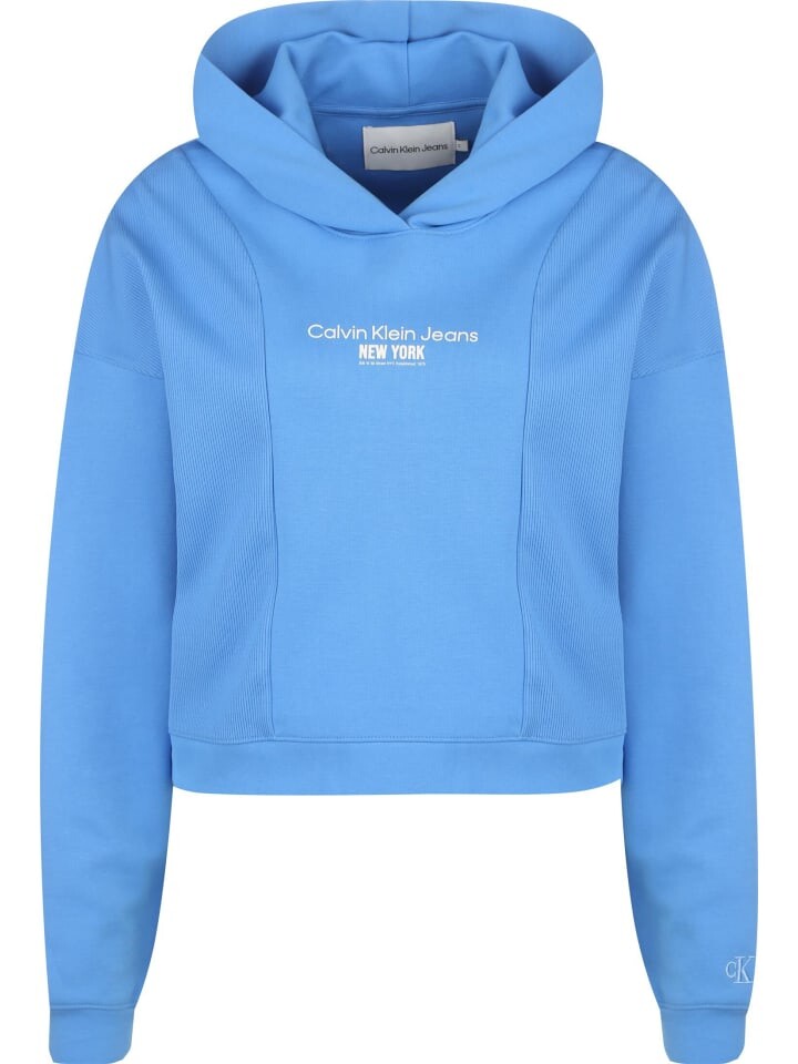 

Толстовка Calvin Klein, цвет blue crush