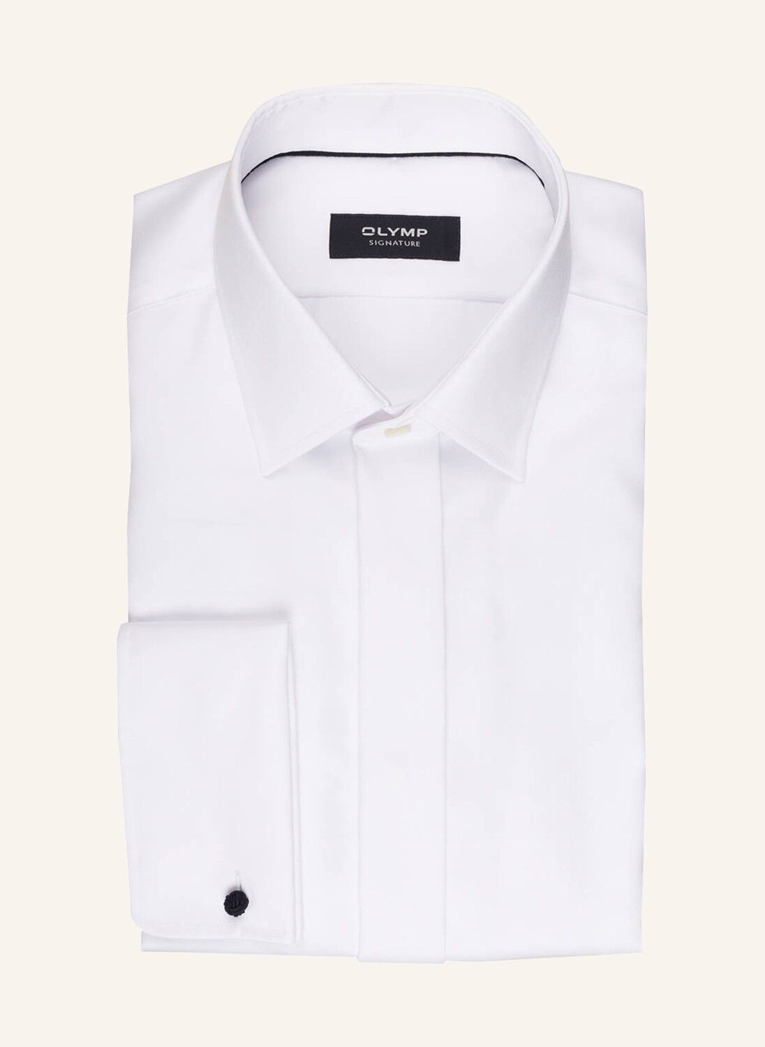 

Рубашка OLYMP SIGNATURE Smoking-tailored fit mit Umschlagmanschette, белый
