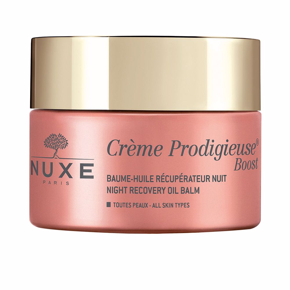 Крем против морщин Crème prodigieuse boost bálsamo-aceite recuperador noche Nuxe, 50 мл восстанавливающий двухфазный ночной концентрат для молодости кожи