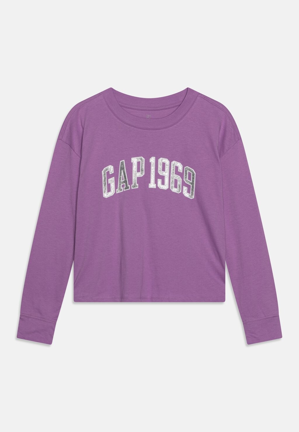 

Футболка с длинным рукавом Logo Tee Girls GAP, цвет pale orchid