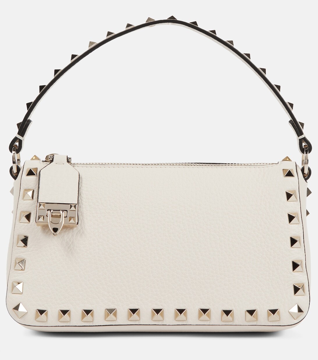 

Маленькая кожаная сумка через плечо Rockstud Valentino Garavani, белый