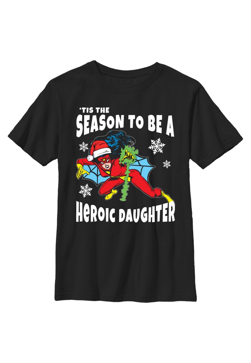 

Футболка с принтом SPIDER-MAN CLASSIC HEROIC DAUGHTER Marvel, черный