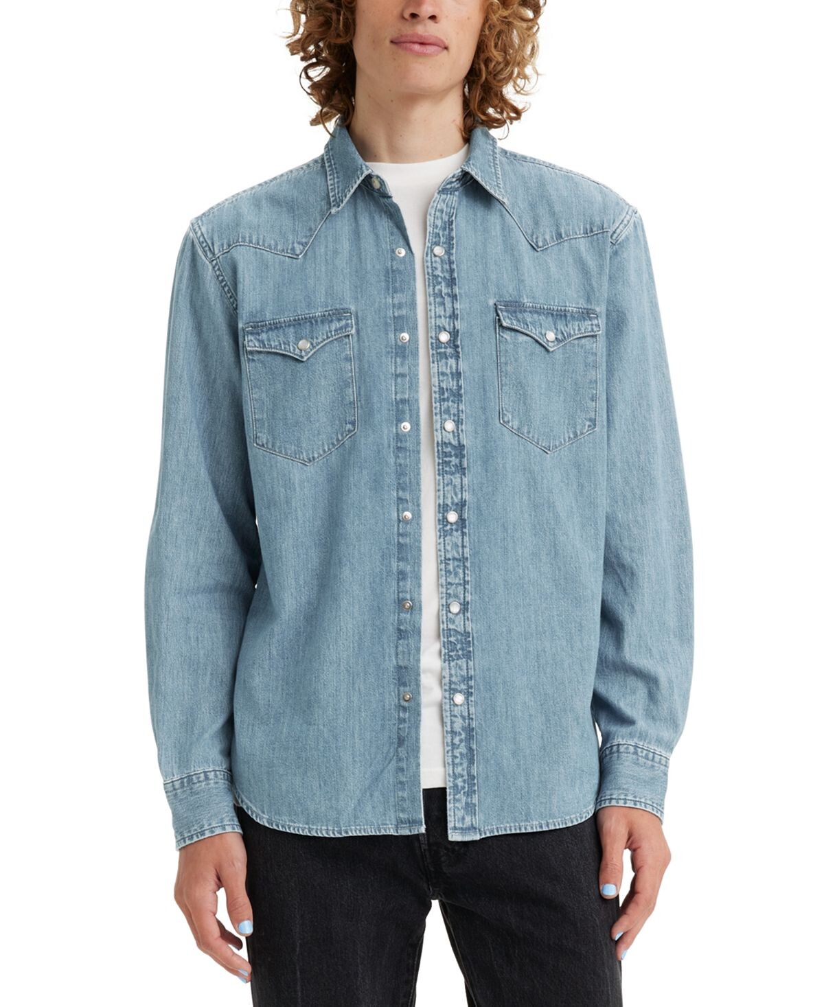 

Мужская классическая рубашка в стиле вестерн стандартного кроя Levi's