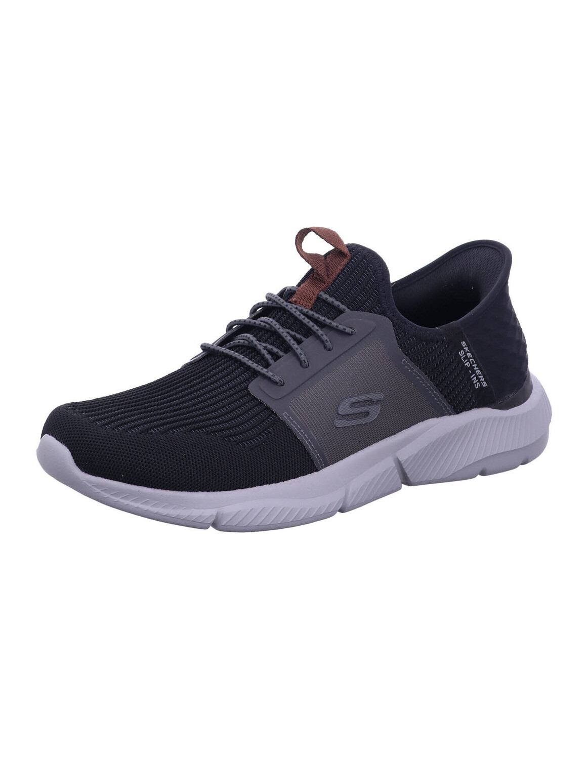 

Низкие кроссовки Skechers Slipper INGRAM BRACKETT, цвет black/gray