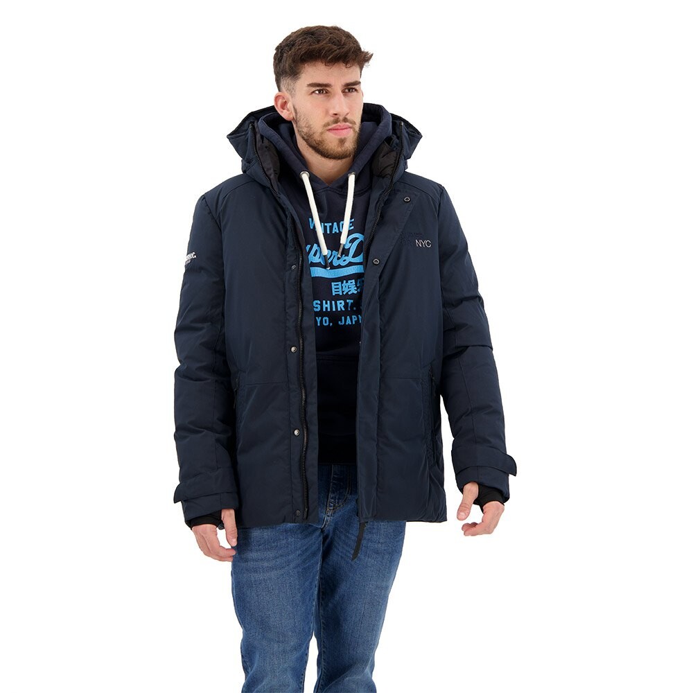 

Парка Superdry City Padded Wind, синий