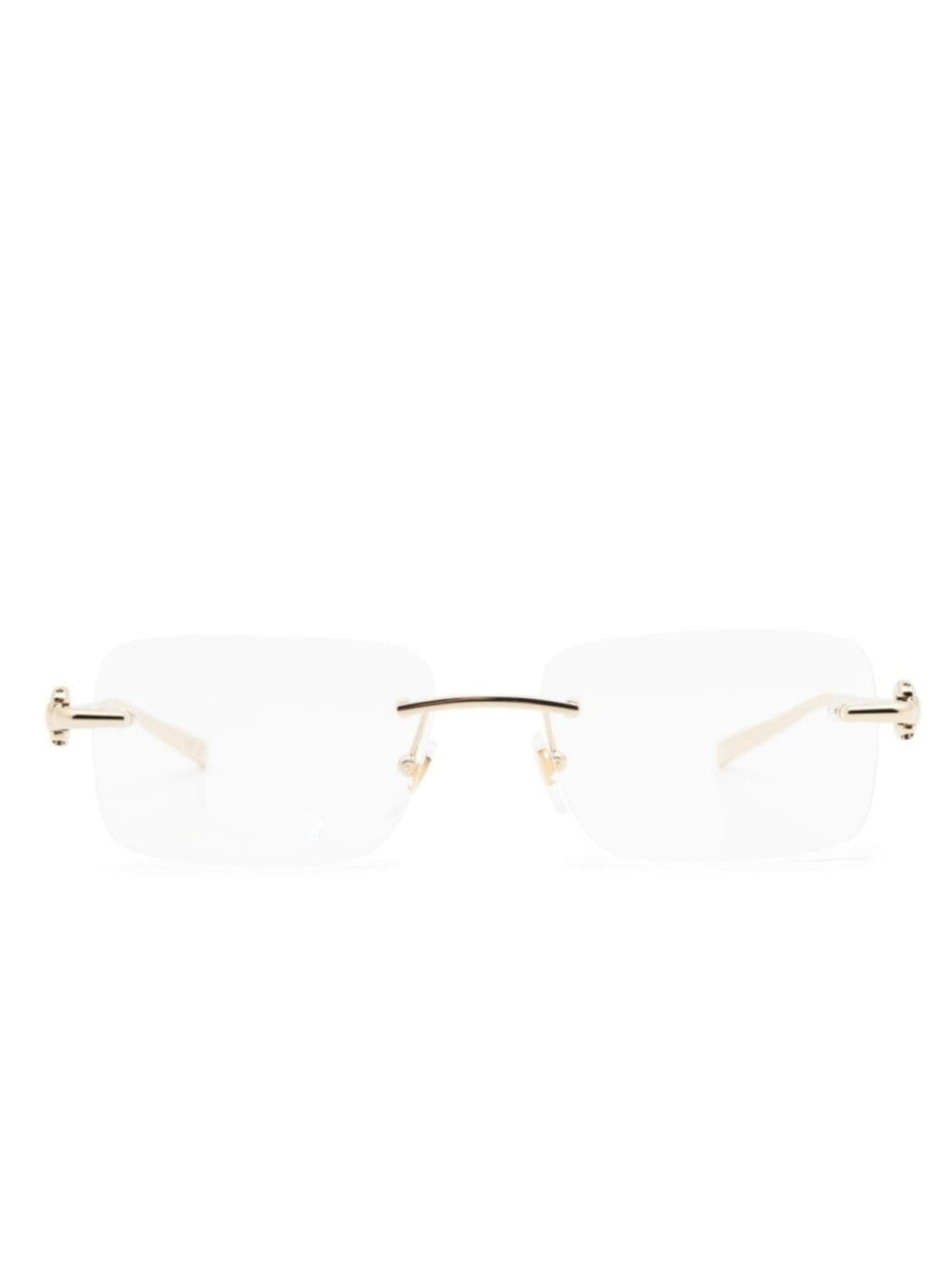 

Gucci Eyewear очки в прямоугольной оправе, золотой