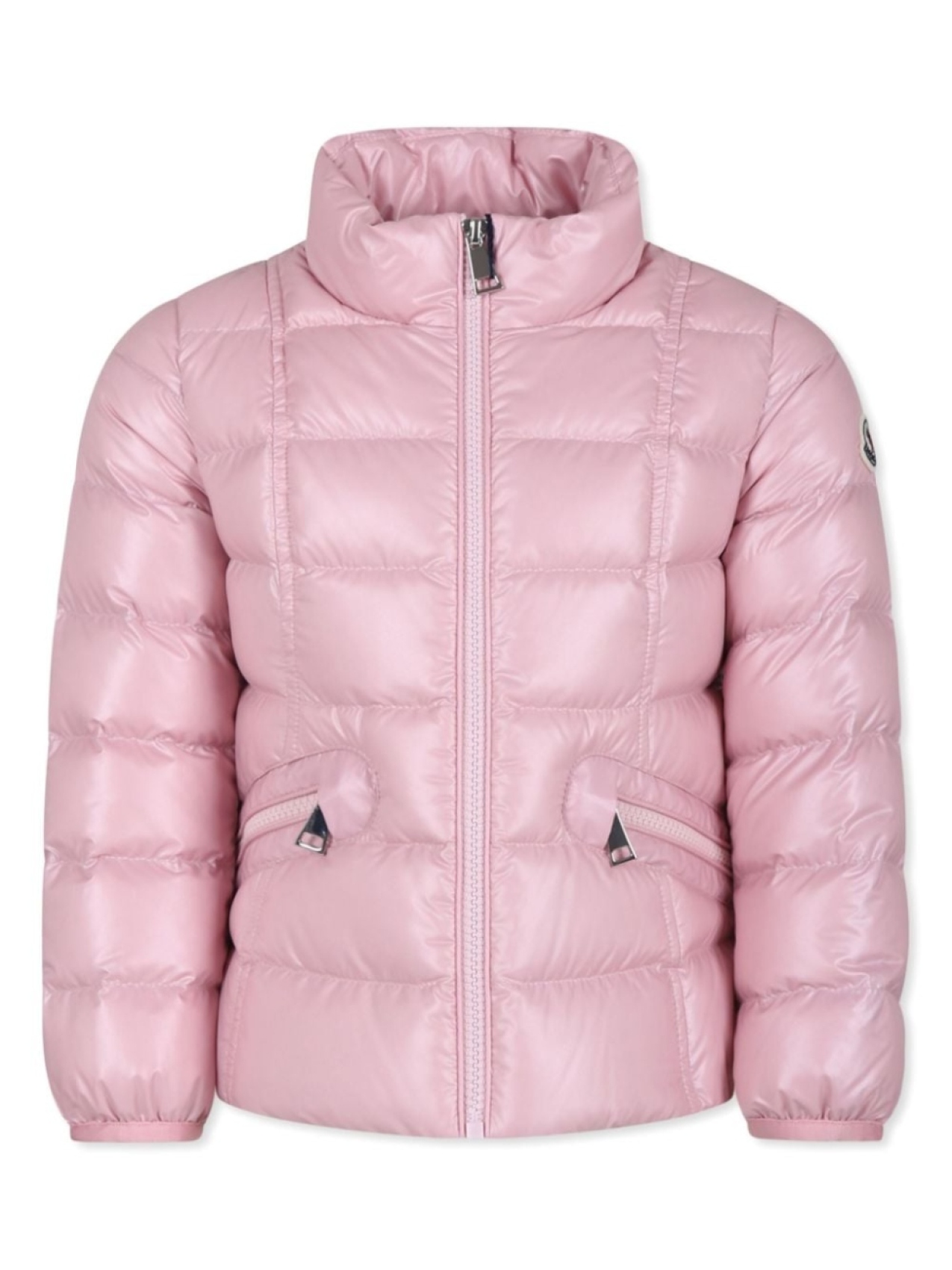 

Moncler Enfant стеганая куртка-пуховик Ainay, розовый