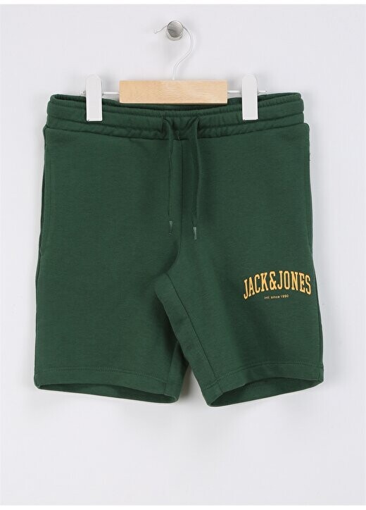 

Мужские шорты темно-зеленого цвета с завязкой на талии JPSTJOSH SWEAT SHORTS AMT JNR Jack & Jones, темно-зеленый