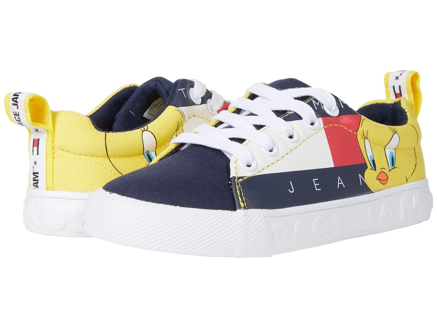 

Кроссовки Tommy Hilfiger Kids Tommy Jeans X Space Jam (Little Kid/Big Kid), желтый