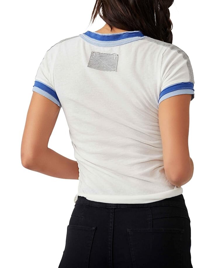 

Футболка Free People Sporty Mix Tee, цвет Nilla Cream