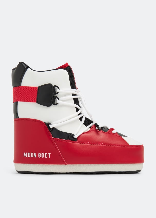 Ботинки Moon Boot Snowboard Sneaker, красный