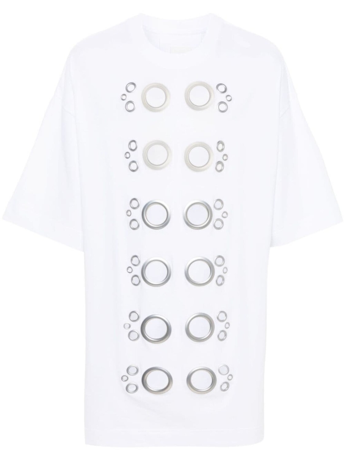 

Givenchy футболка с люверсами, белый
