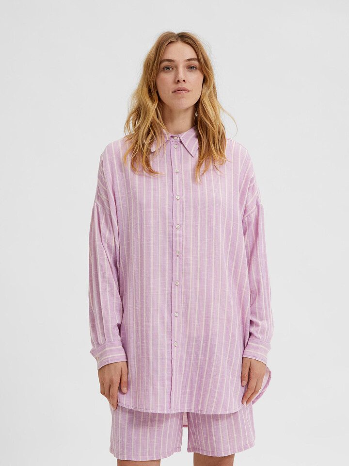 

Блуза SELECTED FEMME Hemd Helina, розовый