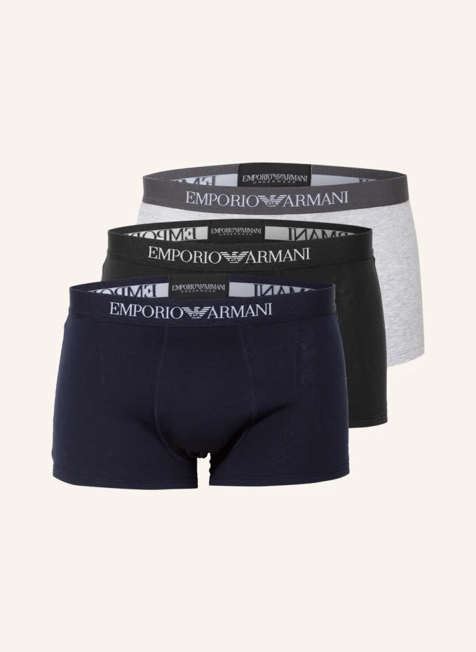 

Комплект из 3 боксеров Emporio Armani, черный