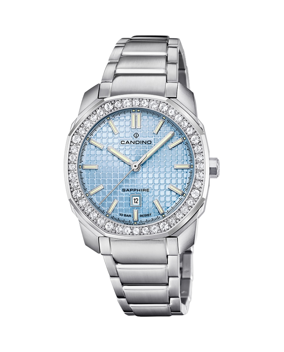 цена C4756/3 Новинка женские часы из серебряной стали Candino, серебро