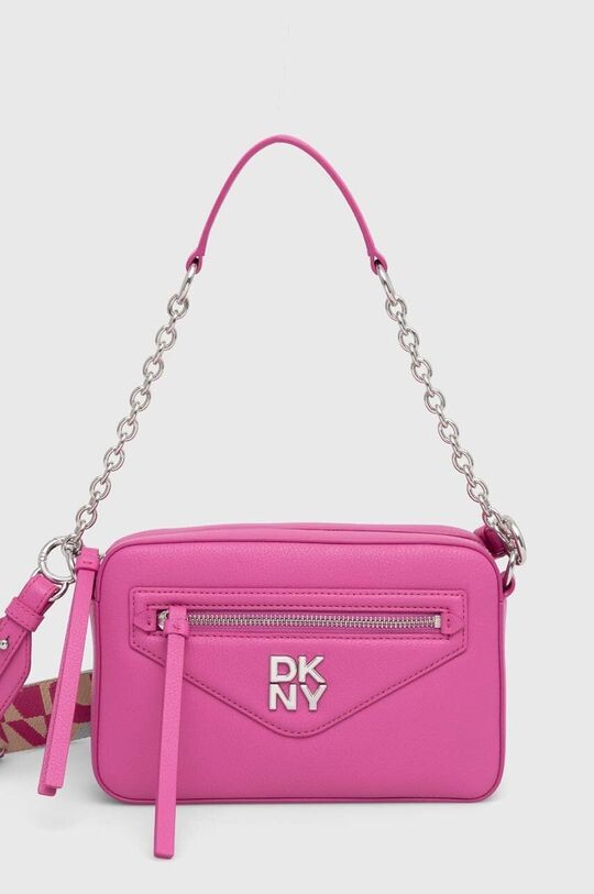 

Кожаная сумочка DKNY, розовый