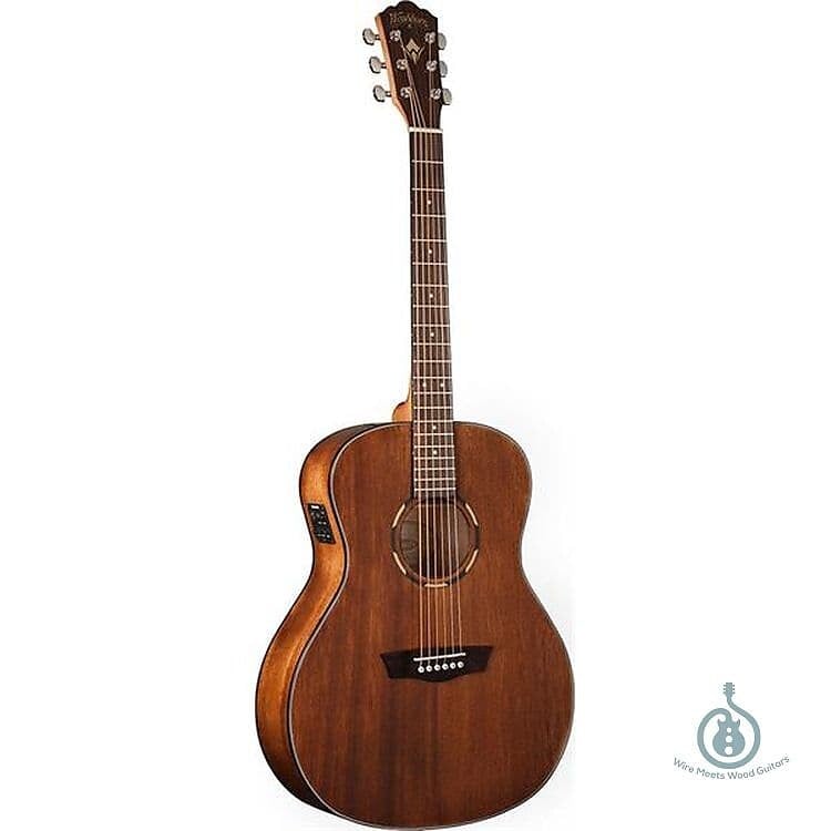 

Акустическая гитара Washburn WLO12SE Woodline 10 Series Acoustic-Electric All Mahogany Orchestra; Free Shipping