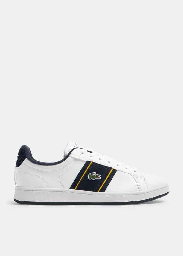 Кроссовки Lacoste Carnaby Pro, белый кроссовки lacoste graduate pro white