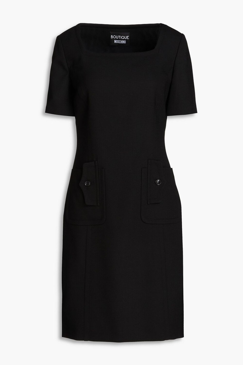 

Платье мини из крепа BOUTIQUE MOSCHINO, черный