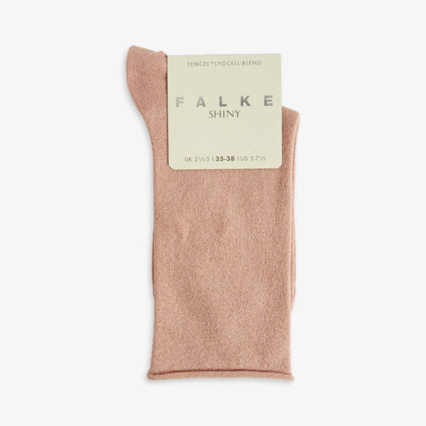 

Носки эластичной ткани с металлизированным закатанным краем Falke, цвет blossom