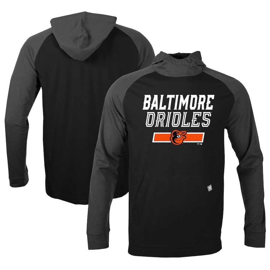 

Пуловер с капюшоном Levelwear Baltimore Orioles, черный