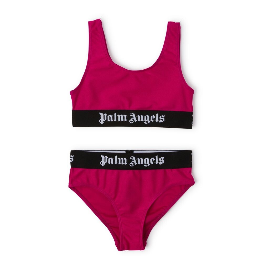

Розовое бикини с логотипом Palm Angels, розовый