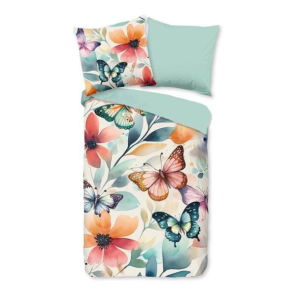 

Комплект постельного белья Good morning Vallee, 155x2x220 см цвет mint green